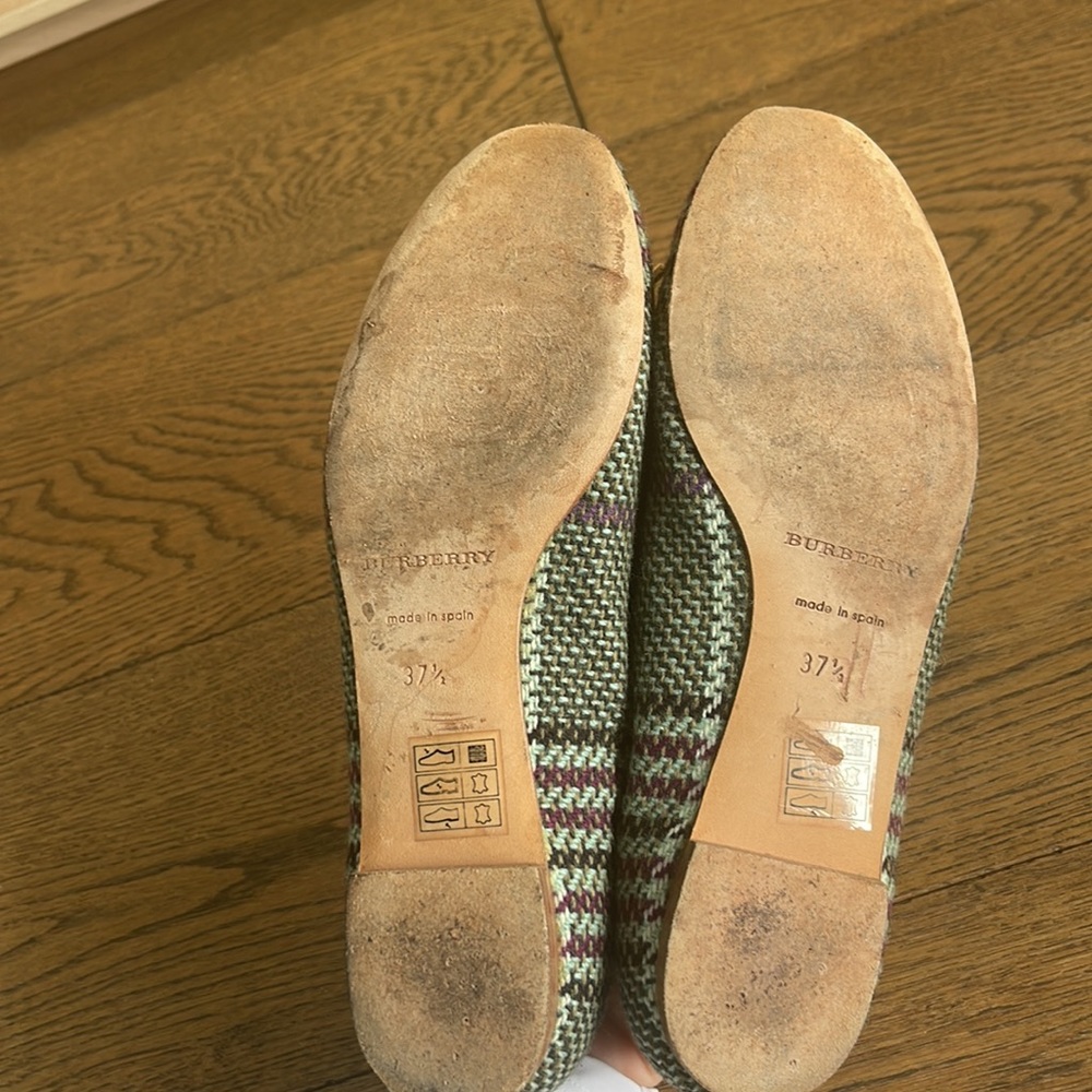 Burberry tweed flats - Picture 5 of 5